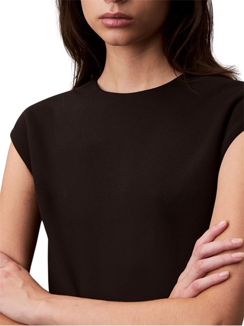 Abito donna nero in viscosa Calvin Klein | LV044B012GUB1